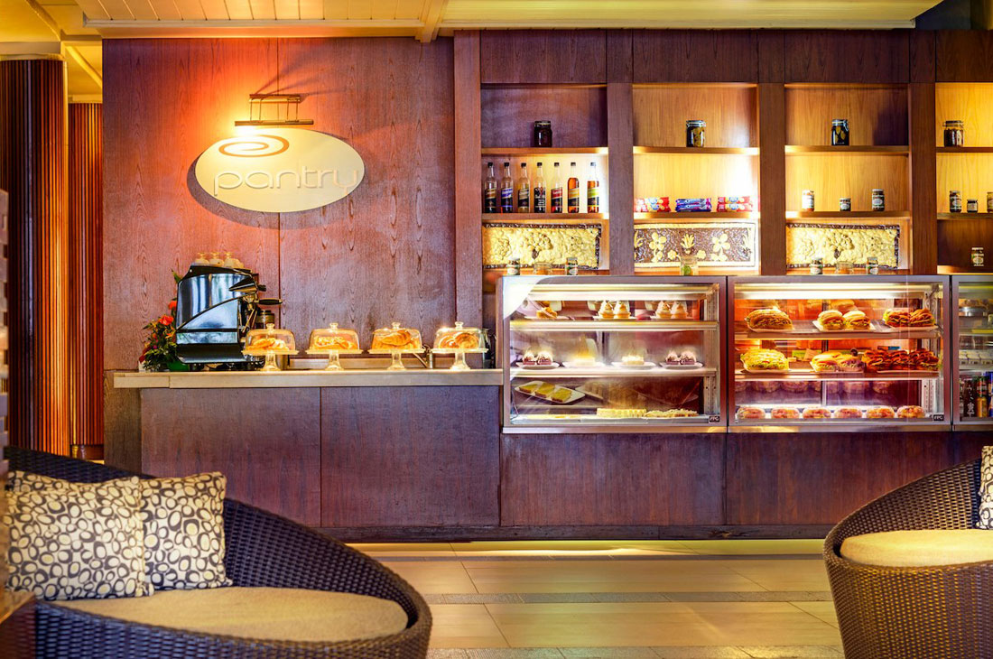 リゾート内のデリショップ