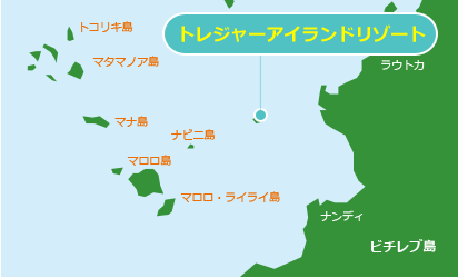 トレジャーアイランドリゾート　地図