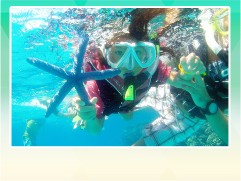 シュノーケリングが楽しめるサイパン