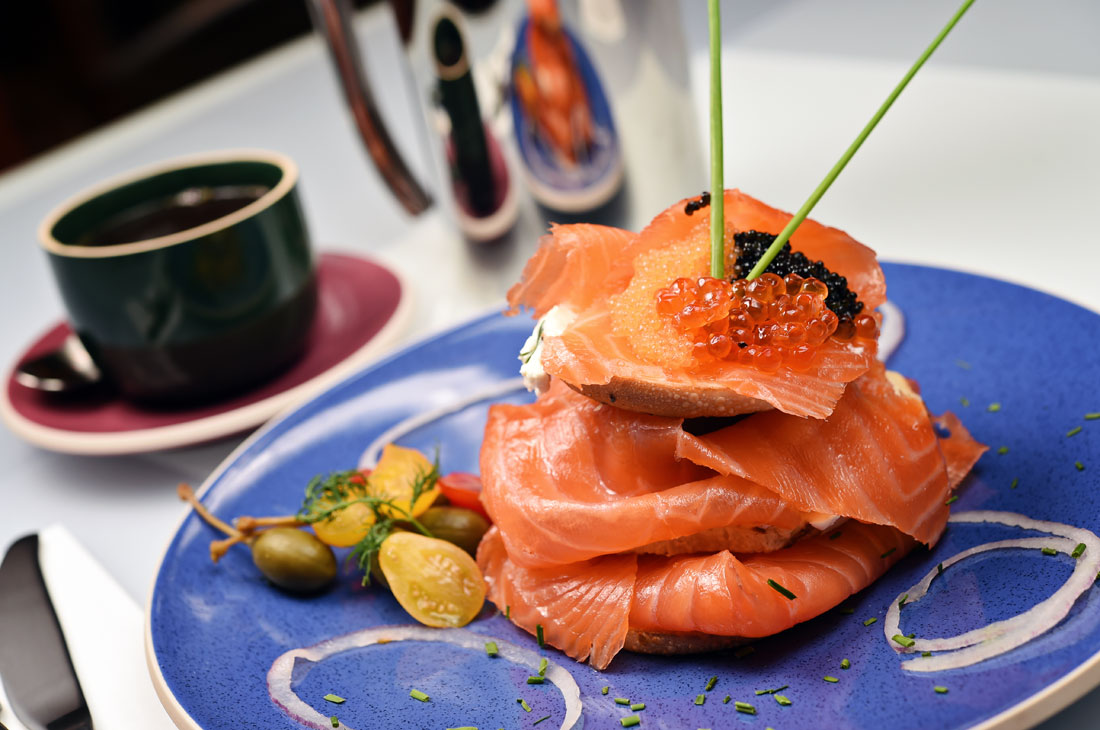 地元での評価も高い「NORMA'S」での朝食