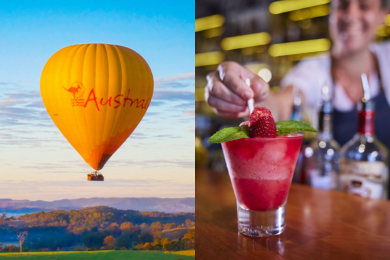 【選べる無料特典付き♪】雄大な自然を空中散歩！
ケアンズ 熱気球遊覧飛行体験