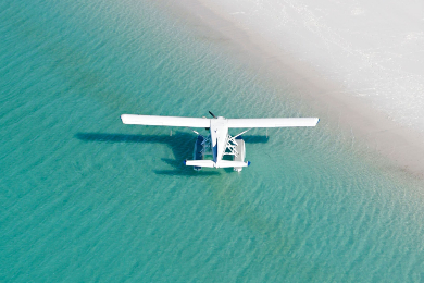  水上飛行機で行く！ ホワイトヘブンファンシーカー