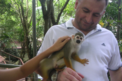 【日本語ガイド】 オランウータンを間近で！オランウータンサンクチャリーを訪れる（昼食付）