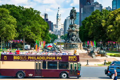 乗り降り自由‼
～フィラデルフィア市内観光バスチケット～